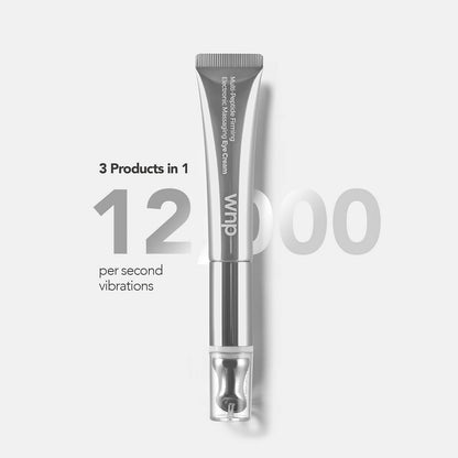 Eye cream with text on a white background