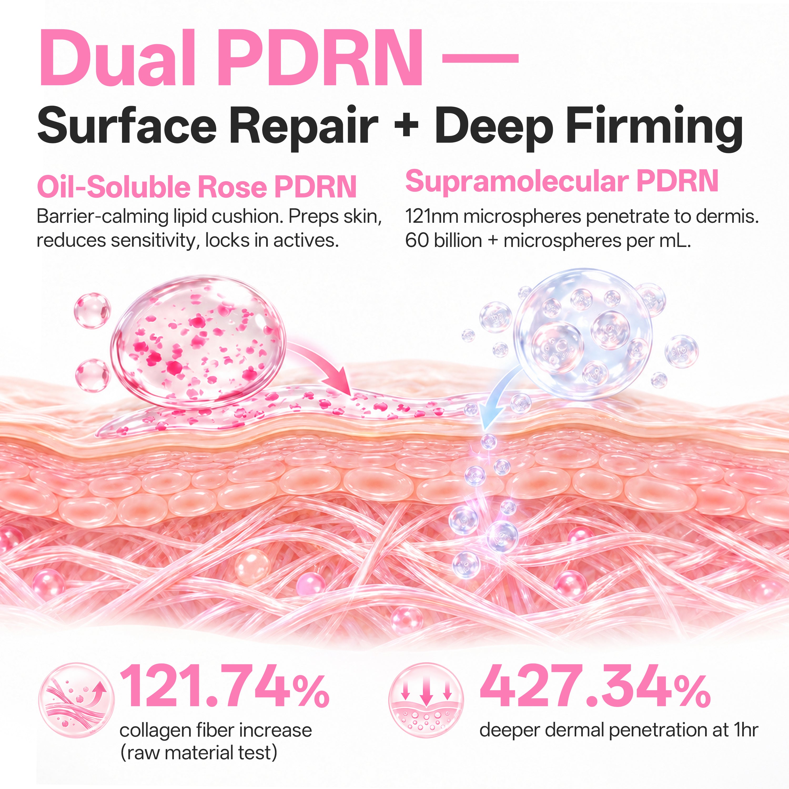 Dual PDRN Line-Smoothing Serum with Collagen & Peptide