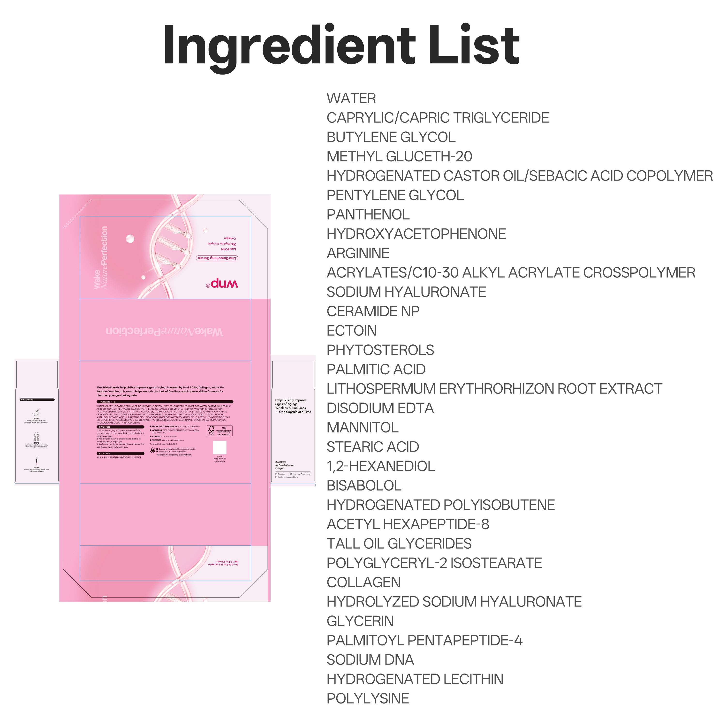 Dual PDRN Line-Smoothing Serum with Collagen & Peptide