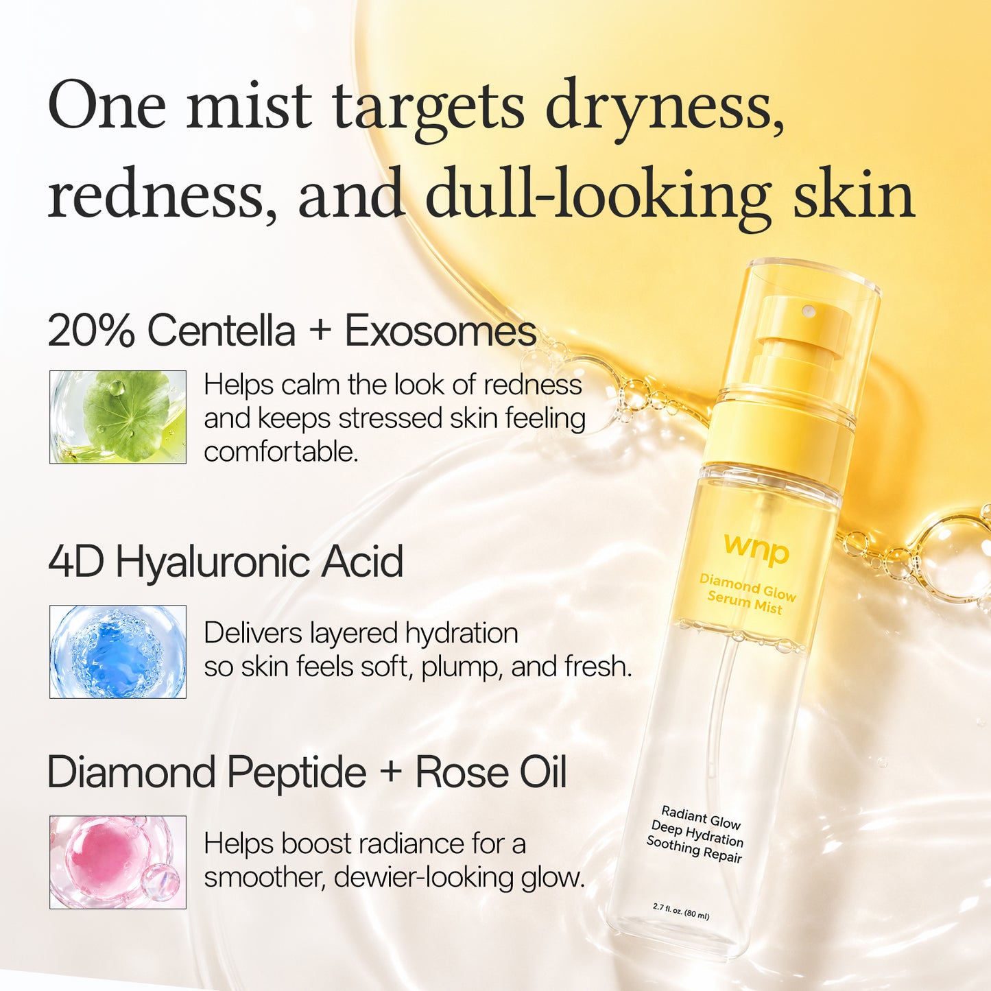 Hydrating Diamond Glow Facial Mist 80ml