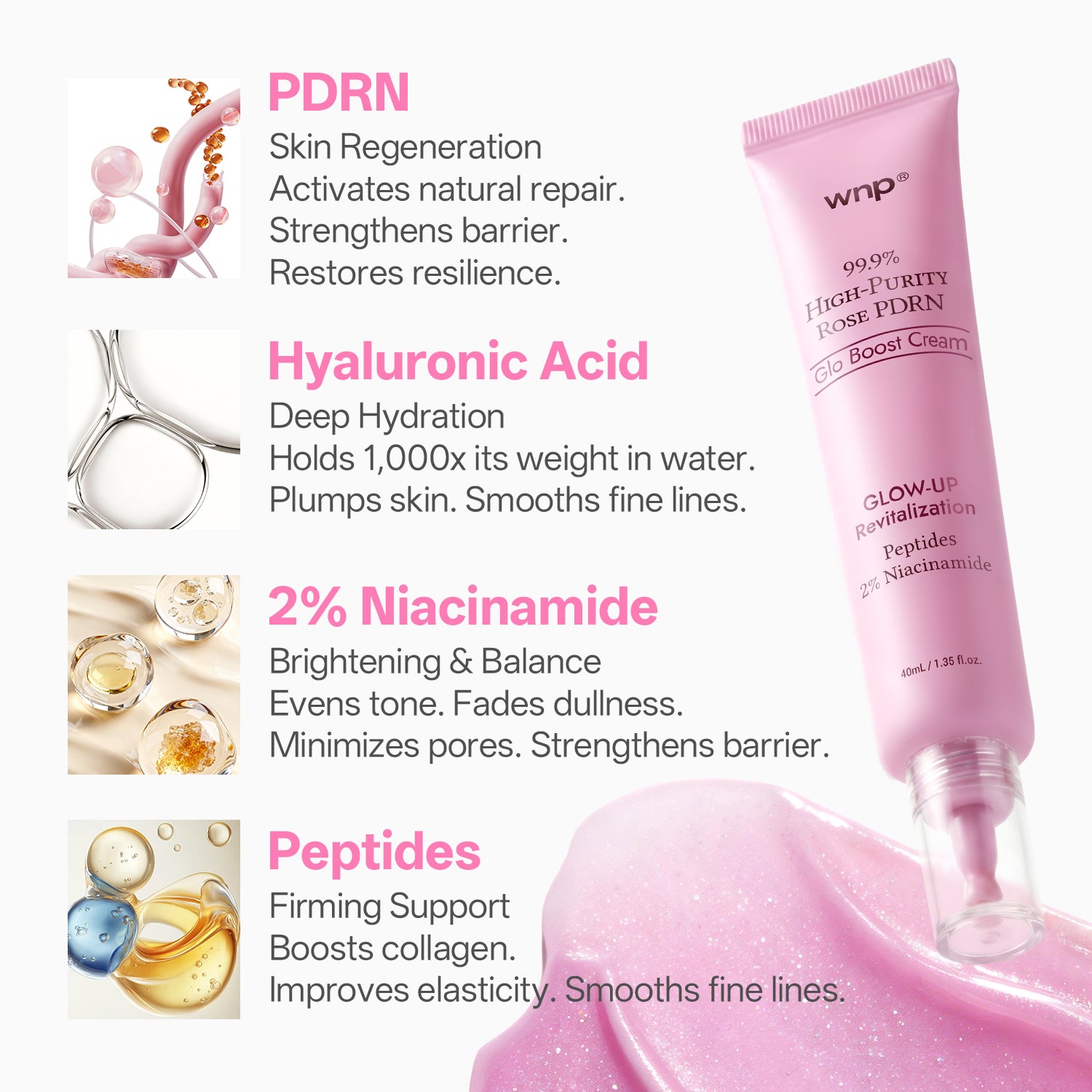 Rose PDRN Glow Highlight Cream