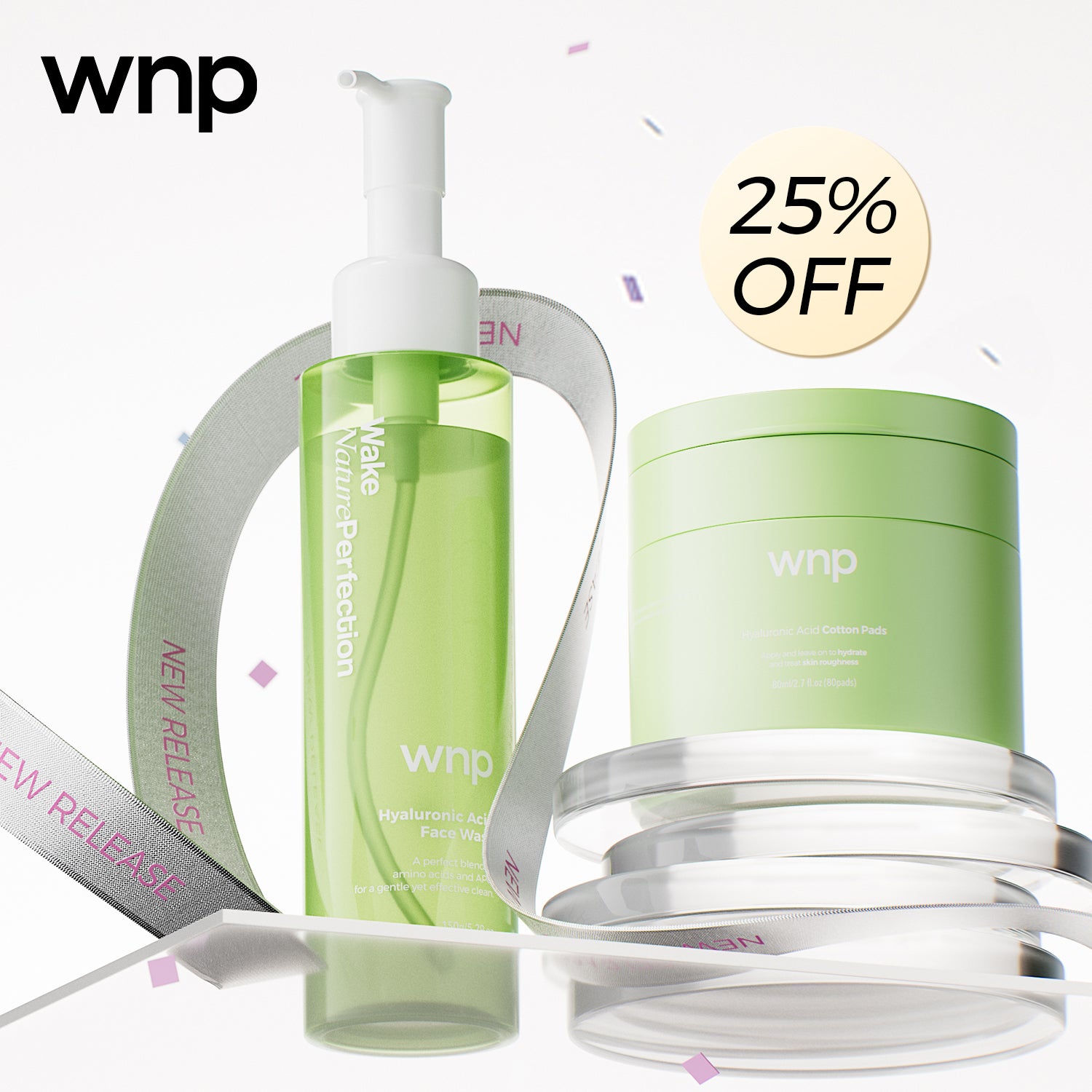 Hyaluronic Acid Cotton Pads