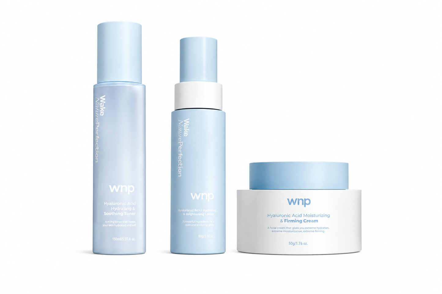 3-Step Deep Hydration Skincare Routine Set