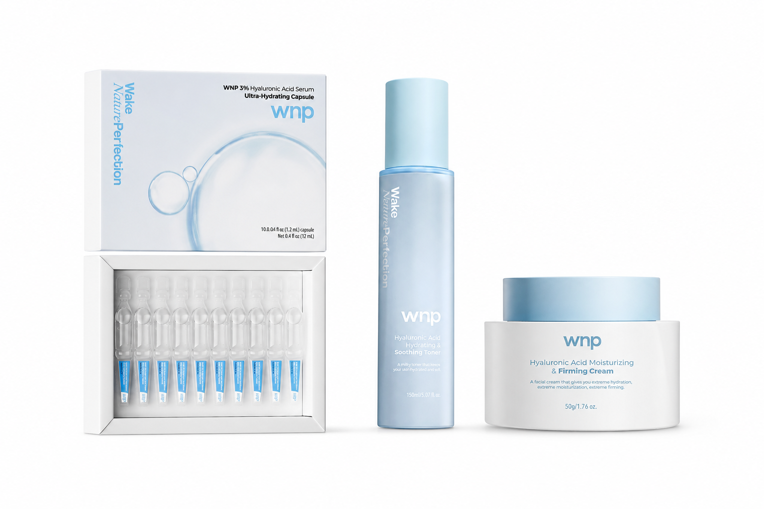 WNP Deep Hydration Hyaluronic Skincare Set