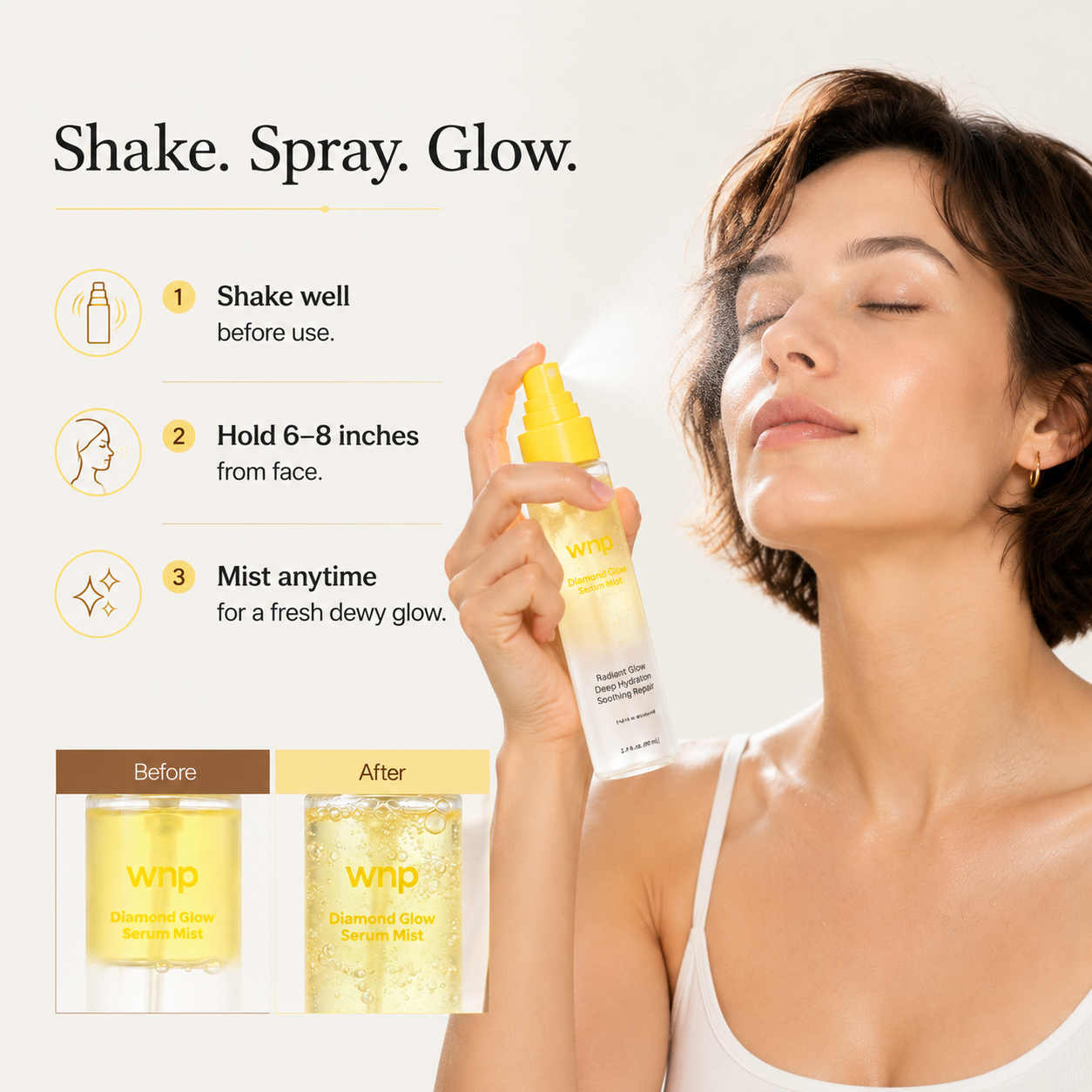 Hydrating Diamond Glow Facial Mist 80ml
